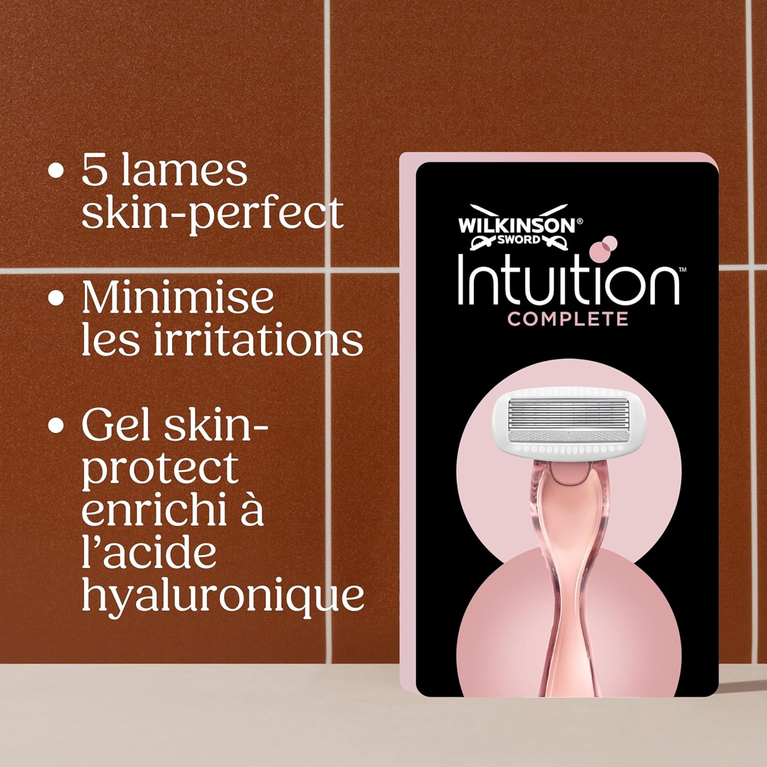 Thumbnail 4 de Recharge lames WilkinSon Sword Intuition Complete – gel Skin Protect, pack de 3 lames