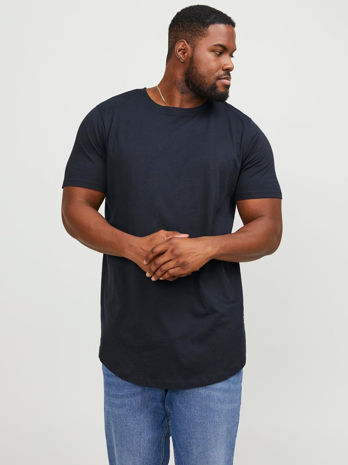 Detalle 2 de JACK & JONES T-Shirt Plain Crew Neck T-Shirt