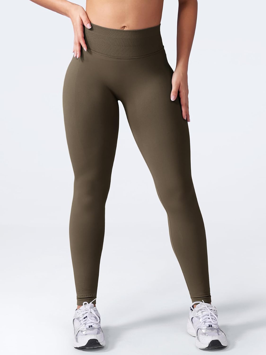 Detalle de VOYJOY Workout Leggings with 25.6-Inch Inseam