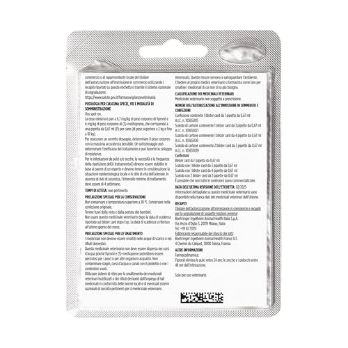 Detalle 2 de FRONTLINE Combo Cani Taglia S (2-10 Kg) – Antiparassitario pipetta per cuccioli e cani piccoli, durata mensile