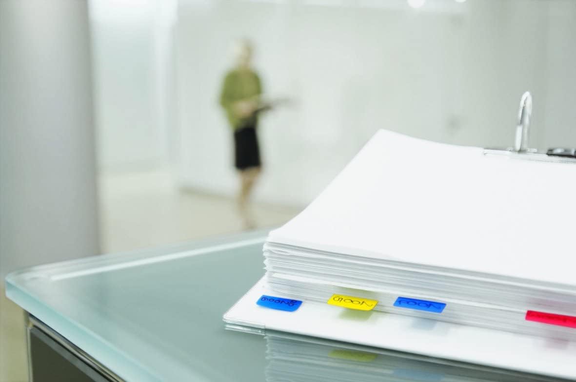 Detalle de Post-it indexflaggor medium, orange, dispenser med 50 flaggor