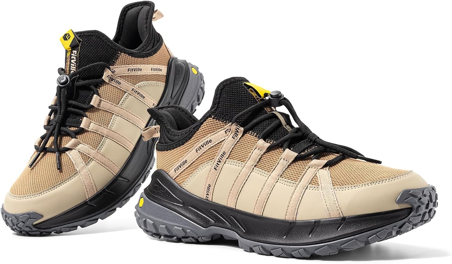 Detalle 2 de Chaussures de randonnée homme extra larges FitVille