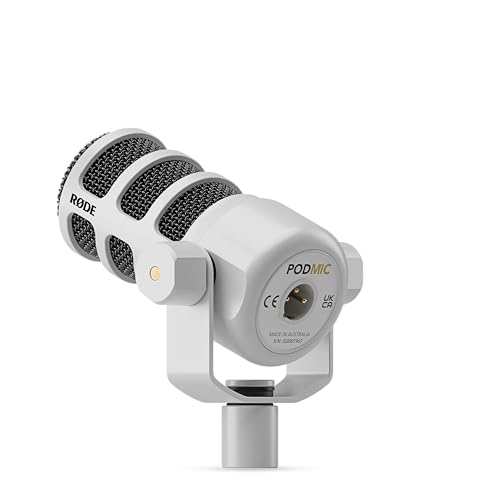 Detalle de RØDE PodMic: Micrófono dinámico para podcast y voz con montura integrada