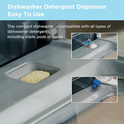 Thumbnail 9 de COMFEE' Table Top Dishwasher No Plumbing with 6L Water Tank