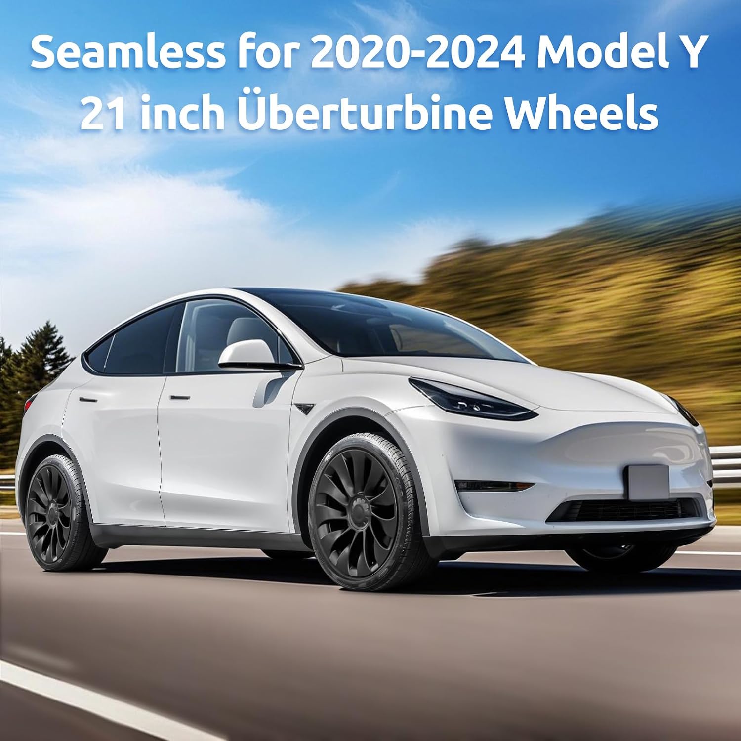 Thumbnail 4 de Tesla Model Y Performance 21-inch Rim Protector Wheel Cover