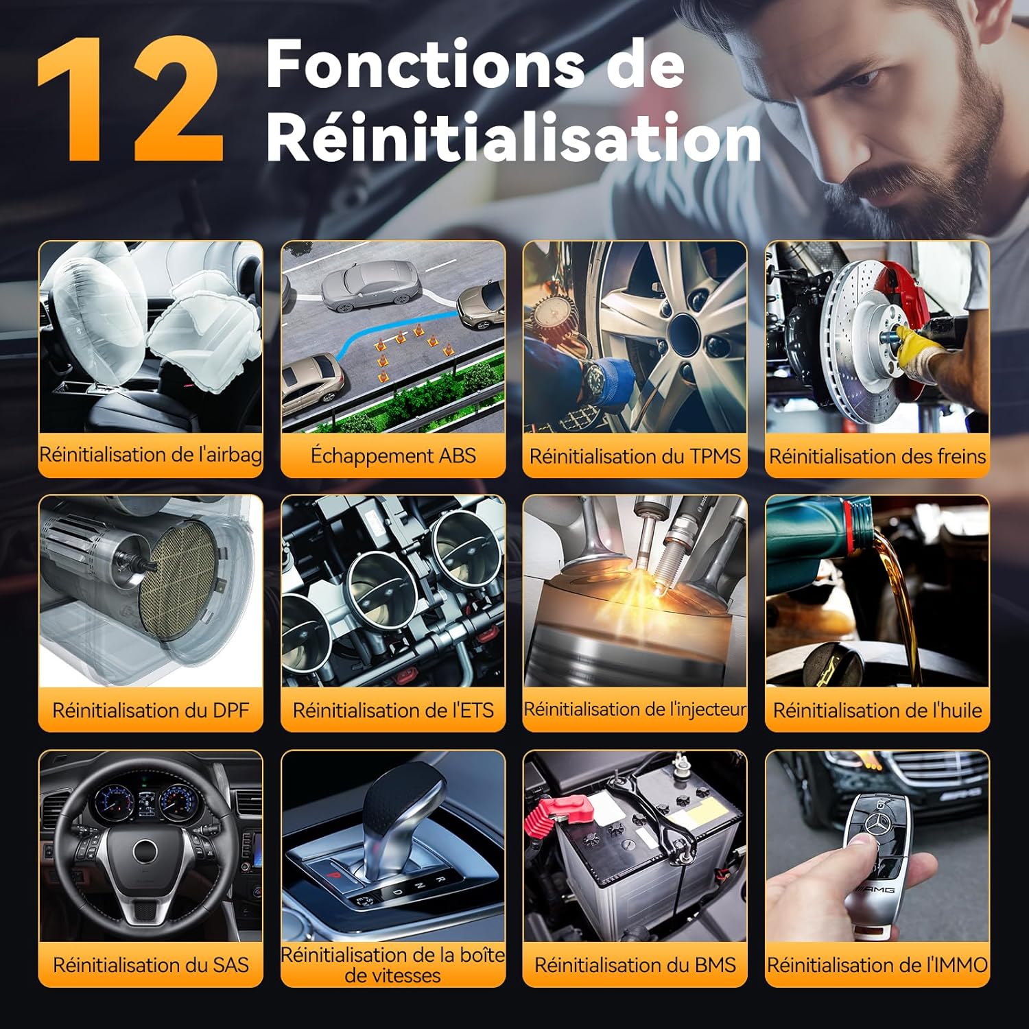 Detalle de THINKCAR ThinkScan 662 valise diagnostic OBD2