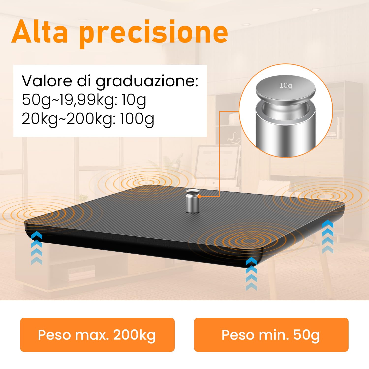 Detalle de Mefine Bilancia Pesa Pacchi Digitale 200 kg – Recensione e guida all'acquisto