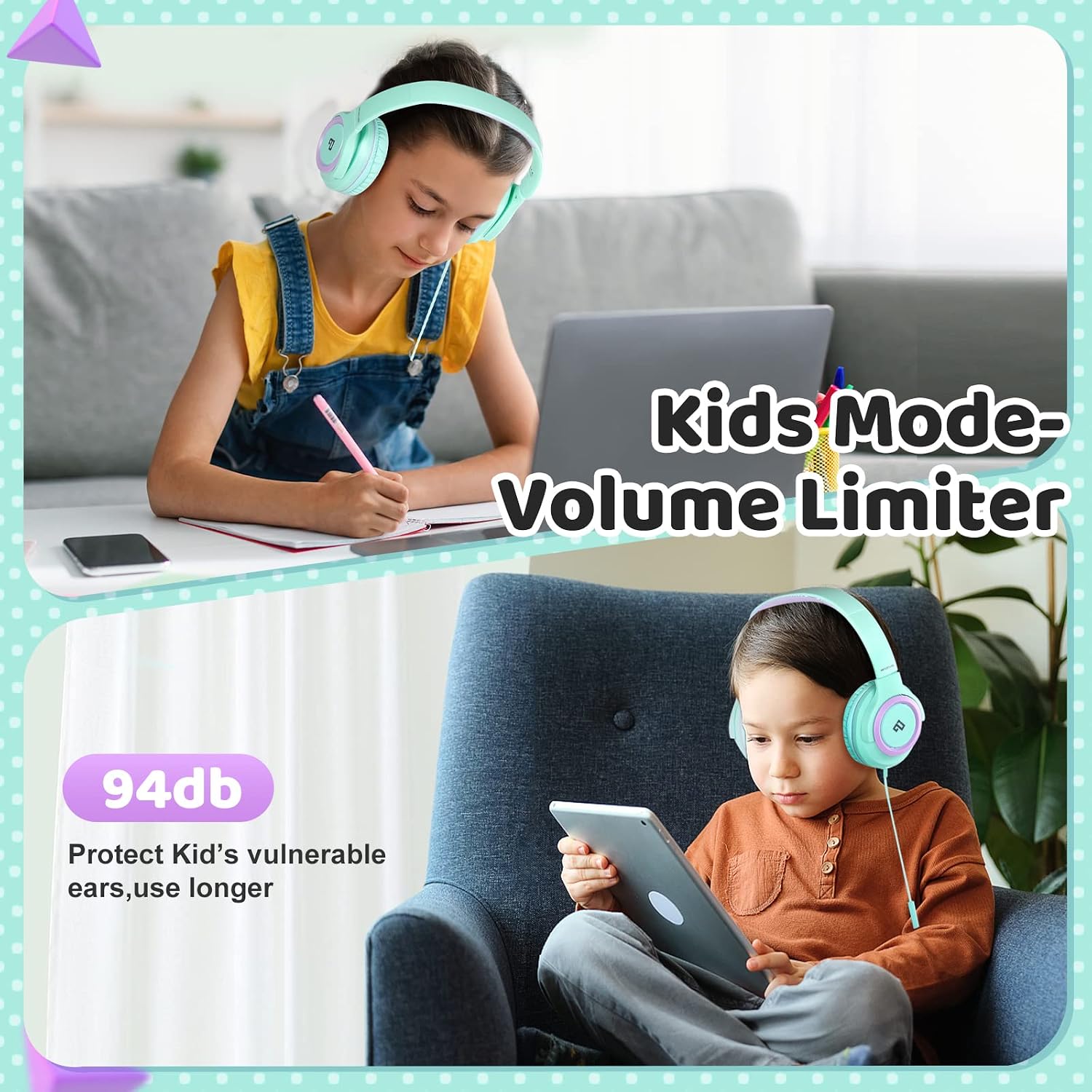 Thumbnail 5 de INFURTURE CH1 Kinderkopfhörer 94 dB Lautstärkebegrenzung