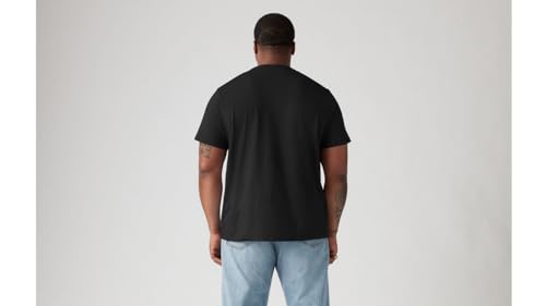 Detalle de Levi's Big & Tall Graphic Tee Batwing Srt Mineral Black (3XL) para hombre