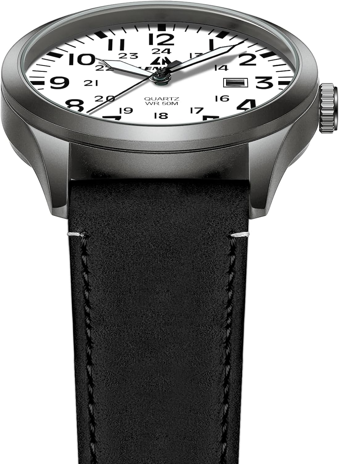 Thumbnail 3 de LN LENQIN Herren Militär-Uhr 42 mm Quarz