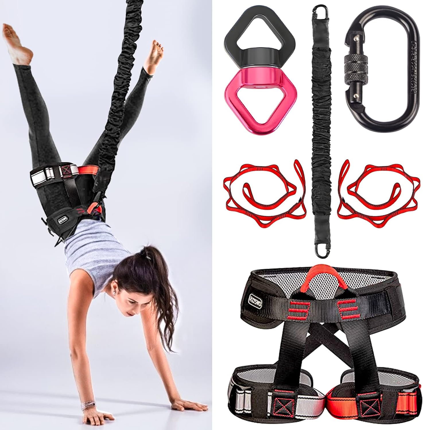Detalle de DASKING Heavy Bungee Resistance Band Set