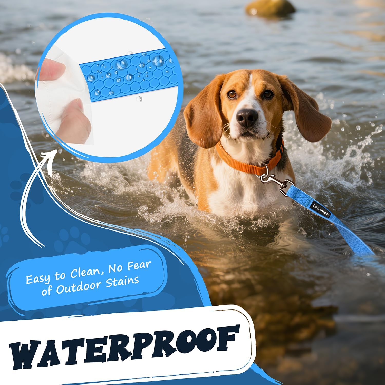 Thumbnail 4 de Wasserdicht Schleppleine für Hunde – Biothane Laufleine 3–30 m mit 360°-Karabiner