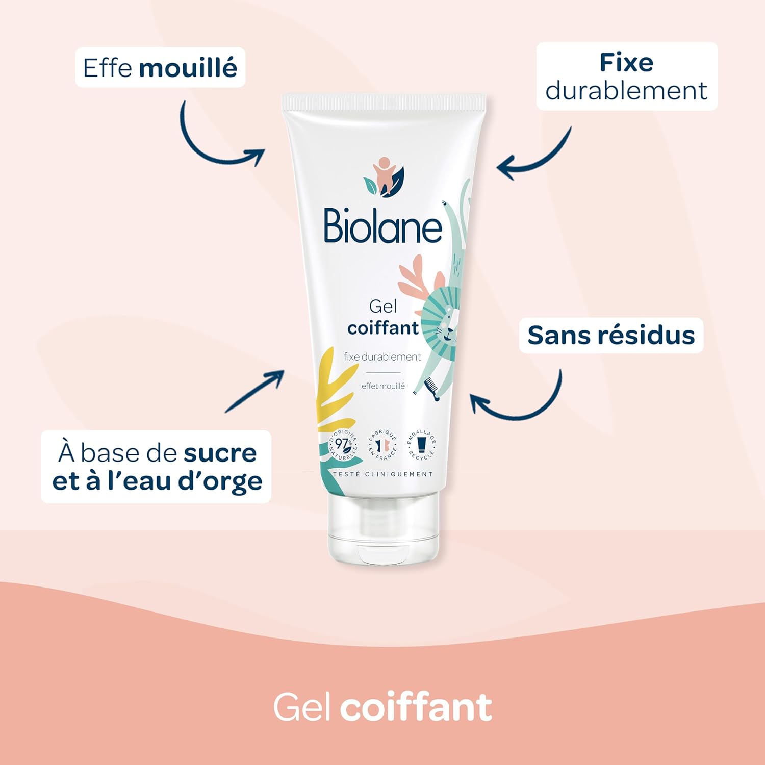Thumbnail 3 de BIOLANE Trousse de toilette pour bébé – Eau de toilette, Crème hydratante et Gel coiffant