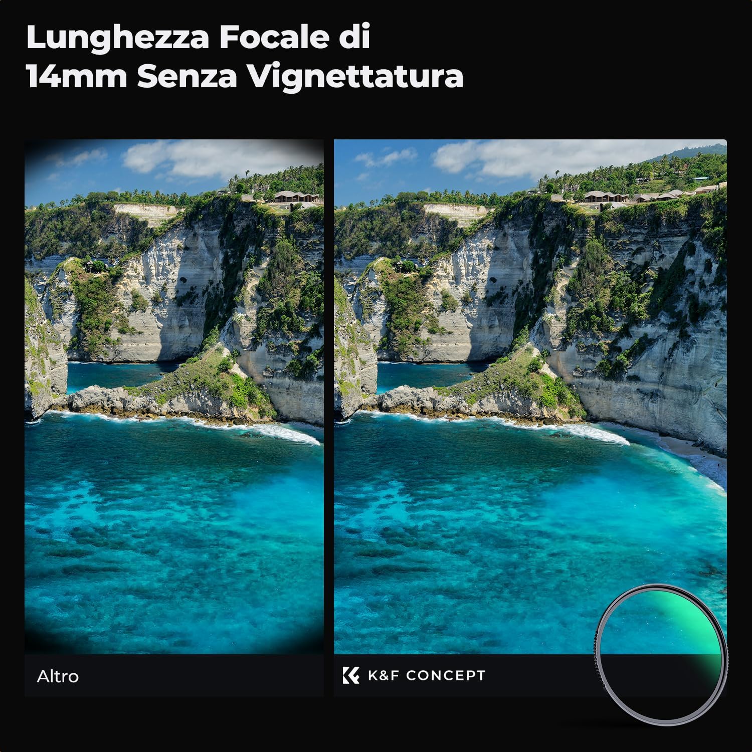 Thumbnail 4 de K&F CONCEPT Nano-Xcel 77mm Filtro UV protettivo con vetro ottico e rivestimento Nano