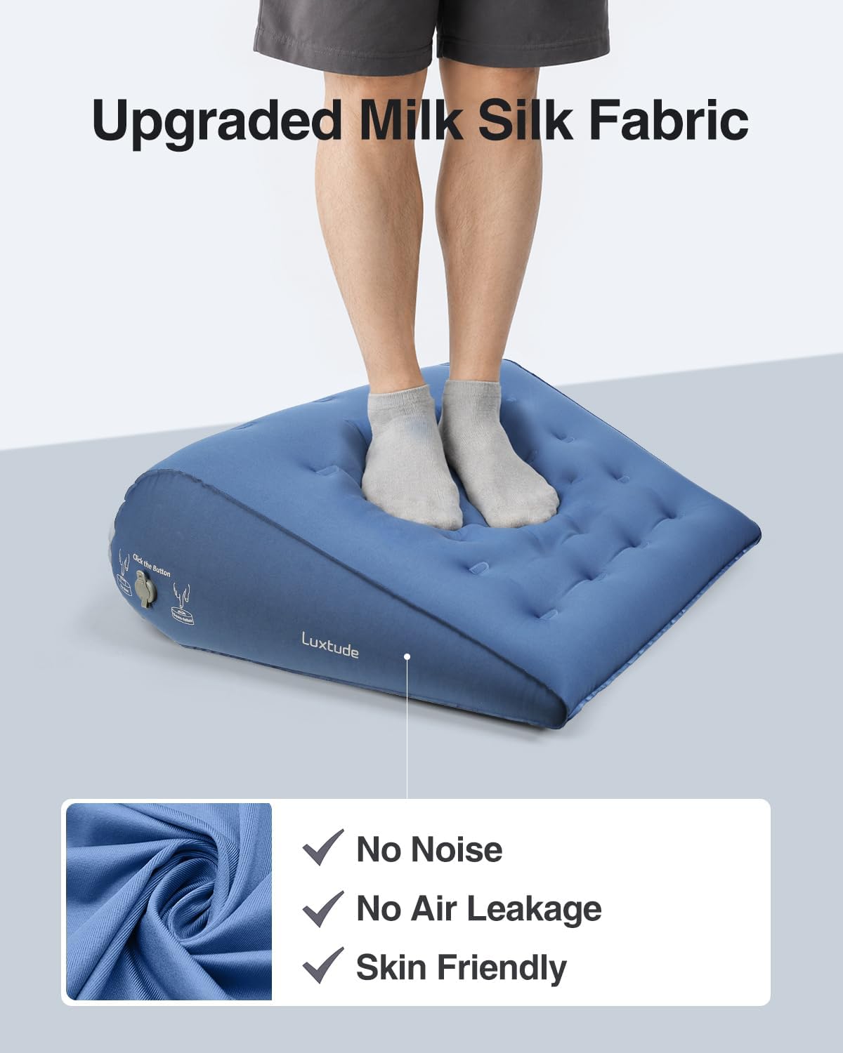 Thumbnail 5 de Luxtude Fcase451-UK Inflatable Wedge Pillow, 63.5 × 61 × 20.3 cm