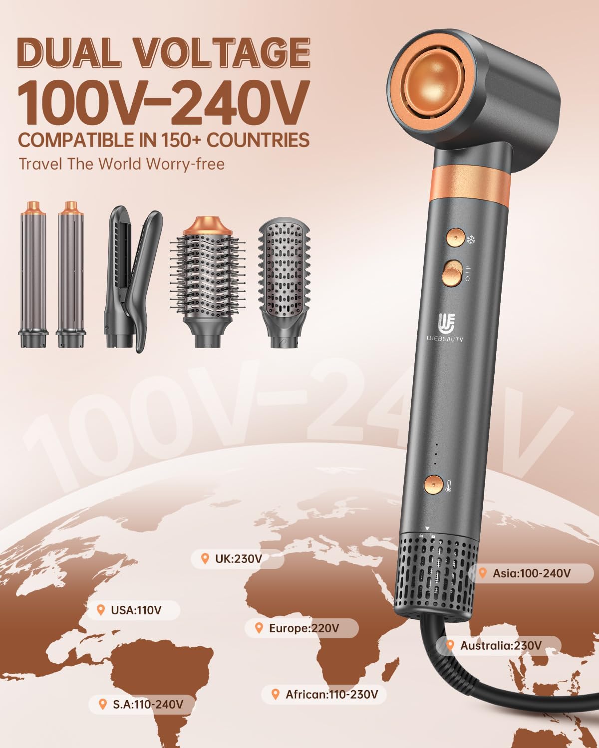 Thumbnail 5 de Air Styler 7-in-1 Hair Dryer Brush — 7-in-1 🌬