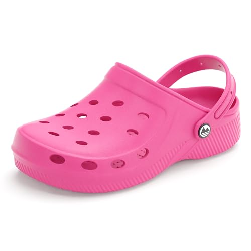 Detalle de Lakeland Active Children's Silloth Lightweight Ventilated Clogs – Hot Pink (11 Child UK)
