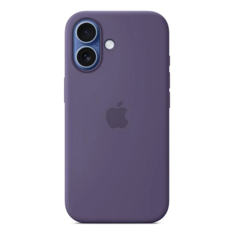 Detalle 2 de Funda de silicona Purple Fog con MagSafe para iPhone 17 (Apple MGF04ZM/A)