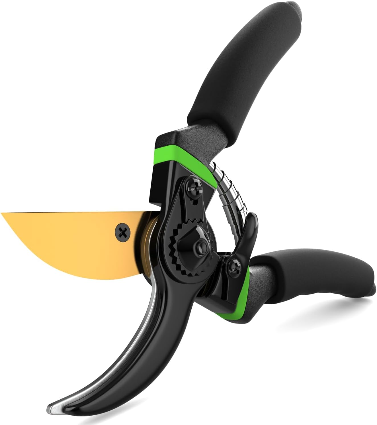 Detalle de Craft911 PS-V1 Pruning Shears, Titanium-Coated SK5 Steel, Safety Lock