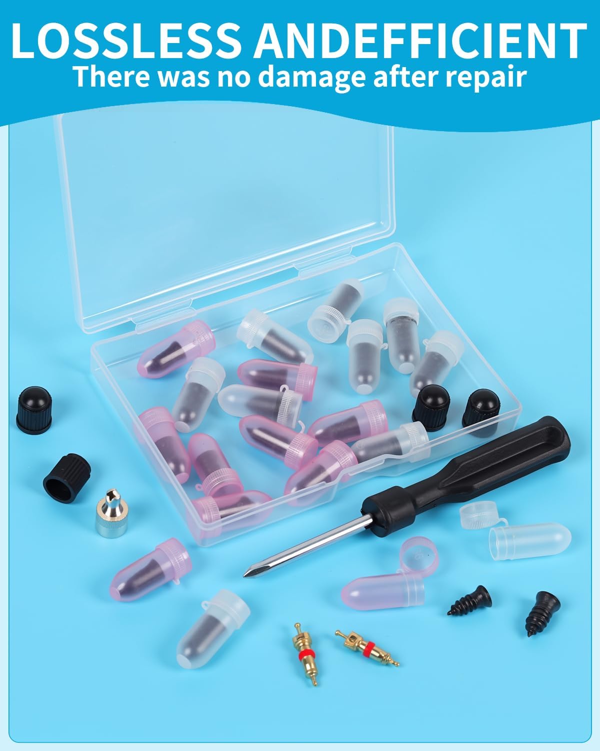 Thumbnail 4 de shungran 28Pcs Car Tyre Puncture Repair Kit review