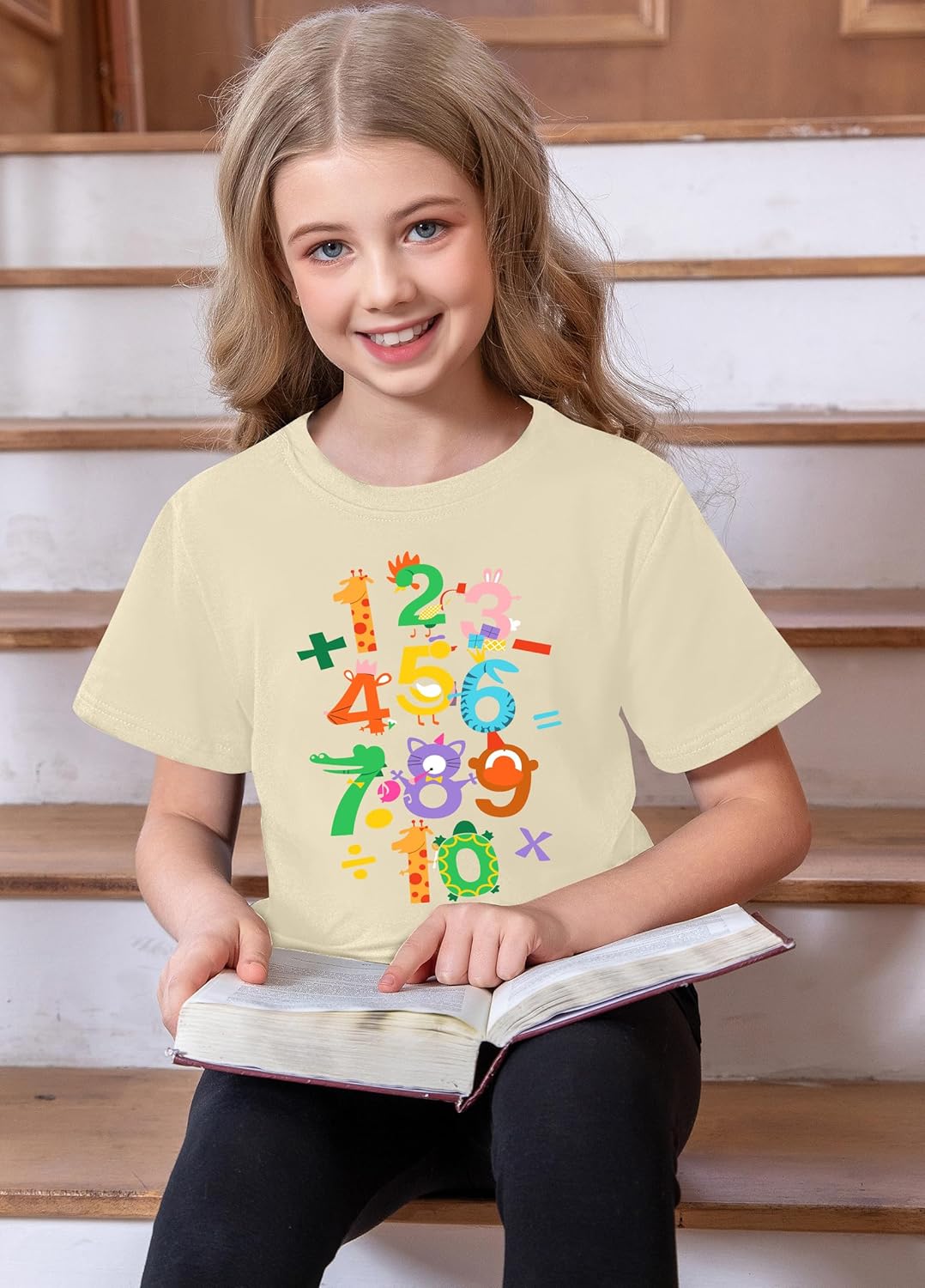 Detalle de tiorhooe Number Day Kids Maths T Shirt – 3 to 7 Years
