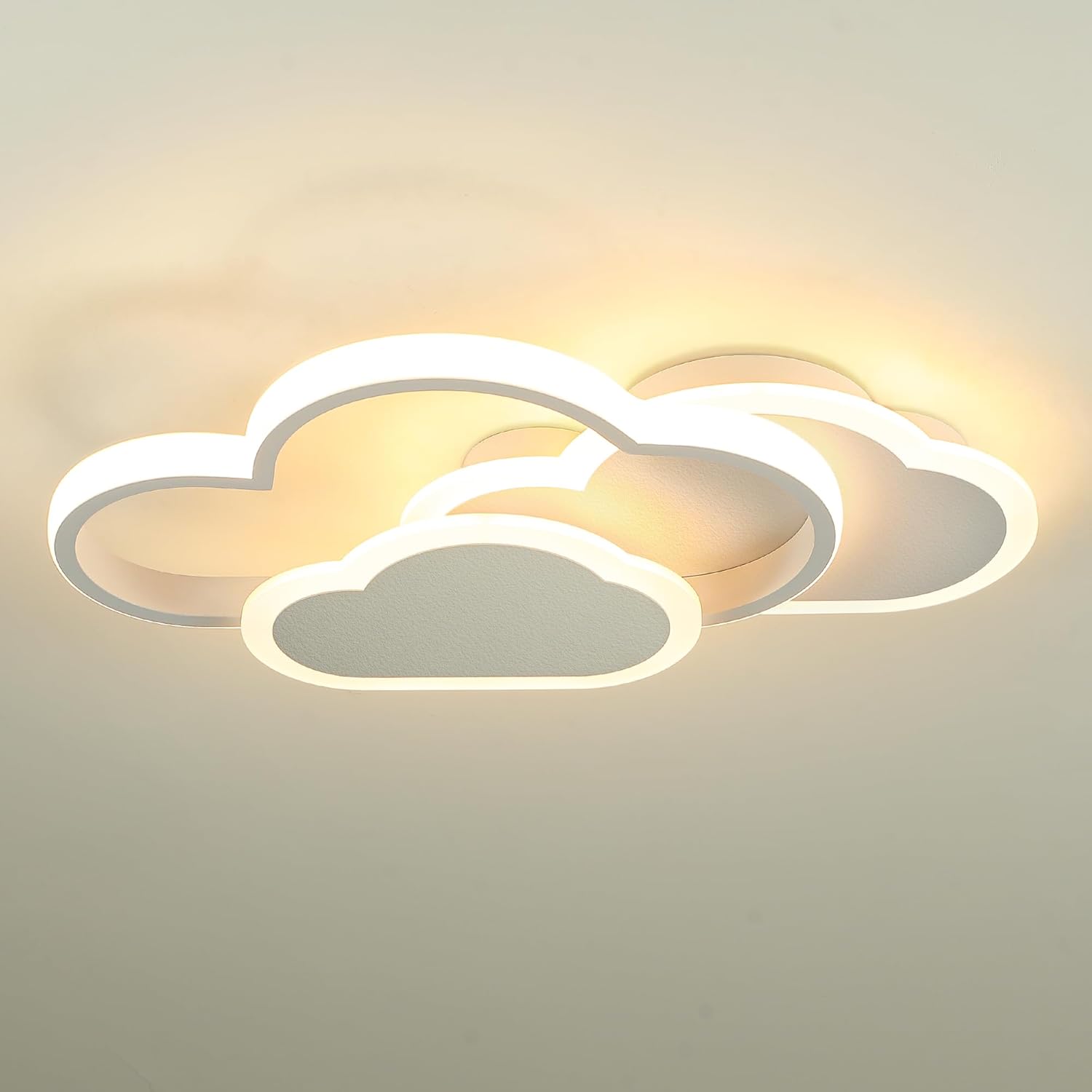 Plafonnier LED enfant MELAYR 21W avec température couleur réglable (3 modes) blanc