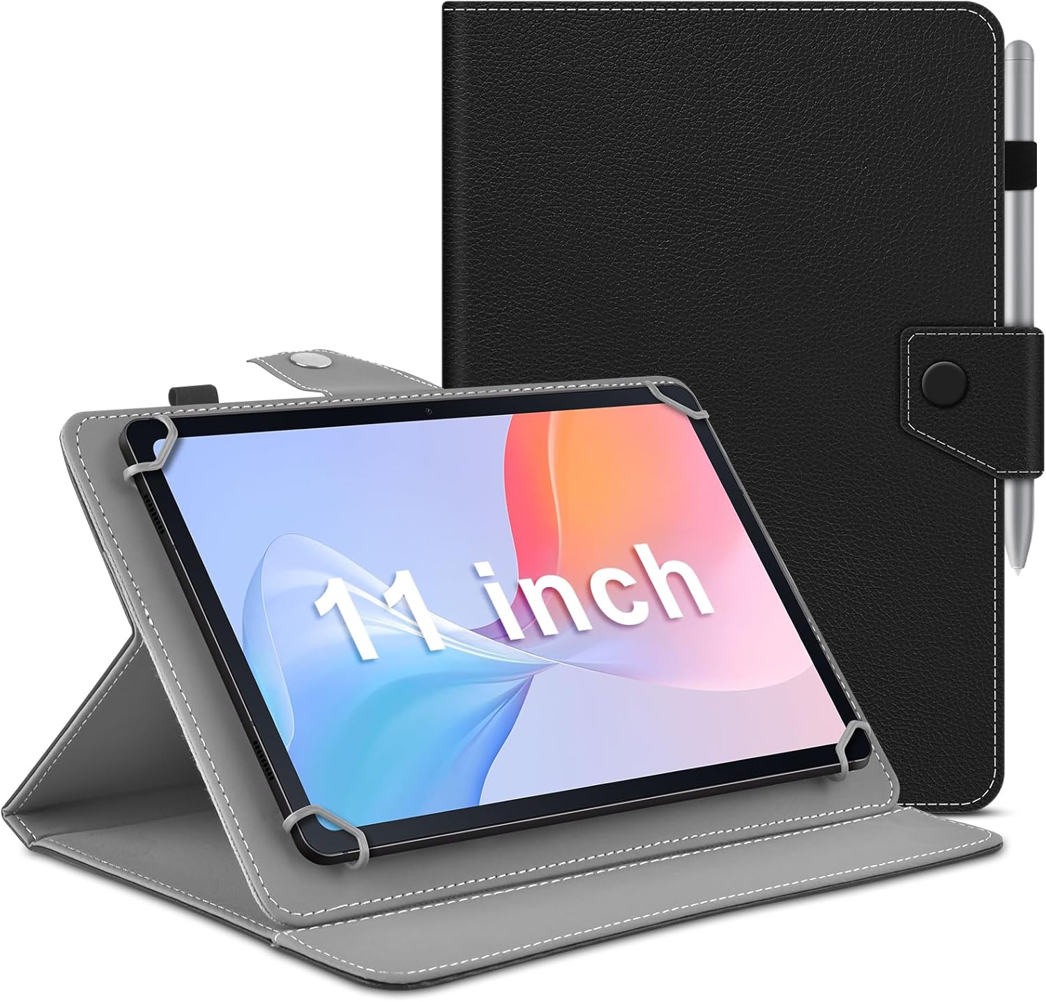 Detalle de KATUMO Universal 11 inch Tablet Case Folio Leather