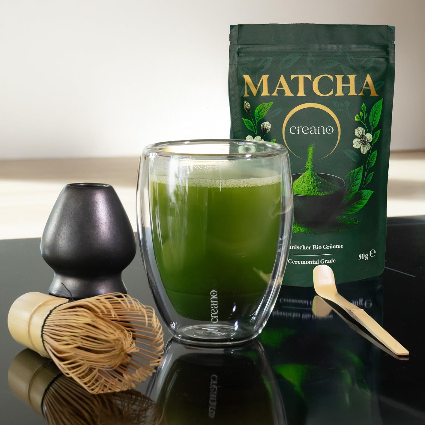 Thumbnail 1 de Creano Bio Matcha Tee Ceremonial (50 g) – 100% reiner Matcha aus Japan, Laborgeprüft