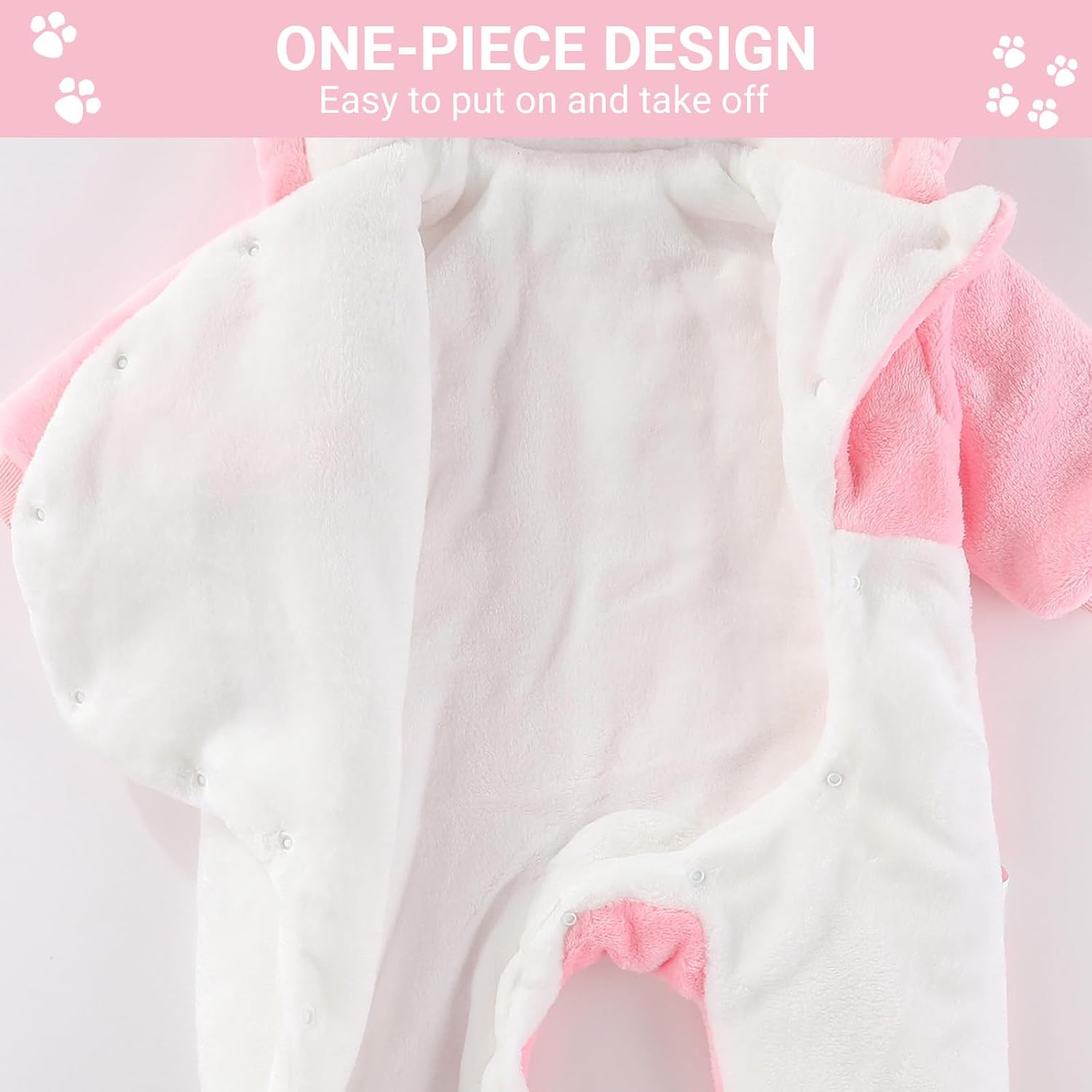 Detalle 2 de WYTbaby Baby Snowsuit Fleece Romper 1pc
