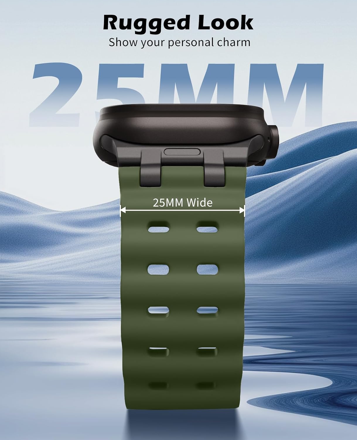 Detalle 2 de TiMOVO Correa Ocean para Apple Watch Ultra 49 mm