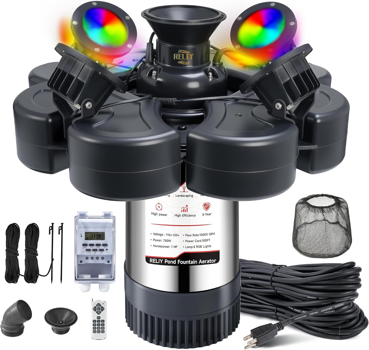 Detalle de RELIY Pond Fountain 1HP