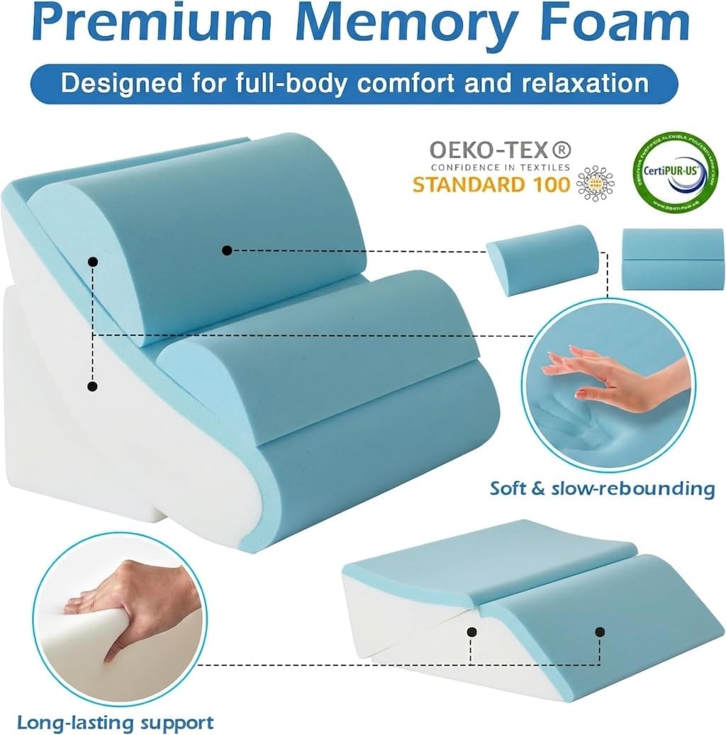Detalle de Ahpmeoa Wedge Pillow Set, 23-Inch