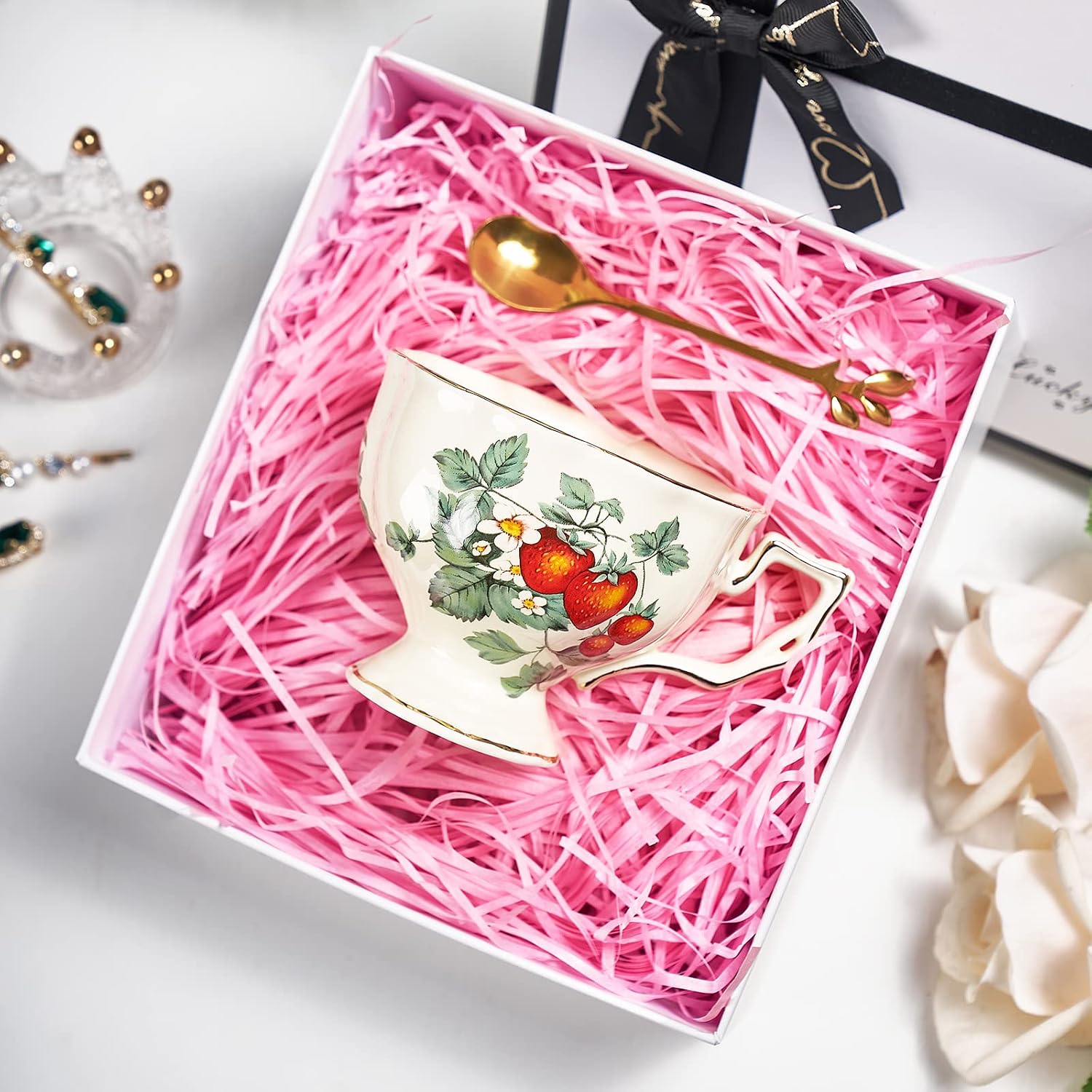 Detalle 2 de JeeMooTown 500 g geschreddertes Papier Rosa