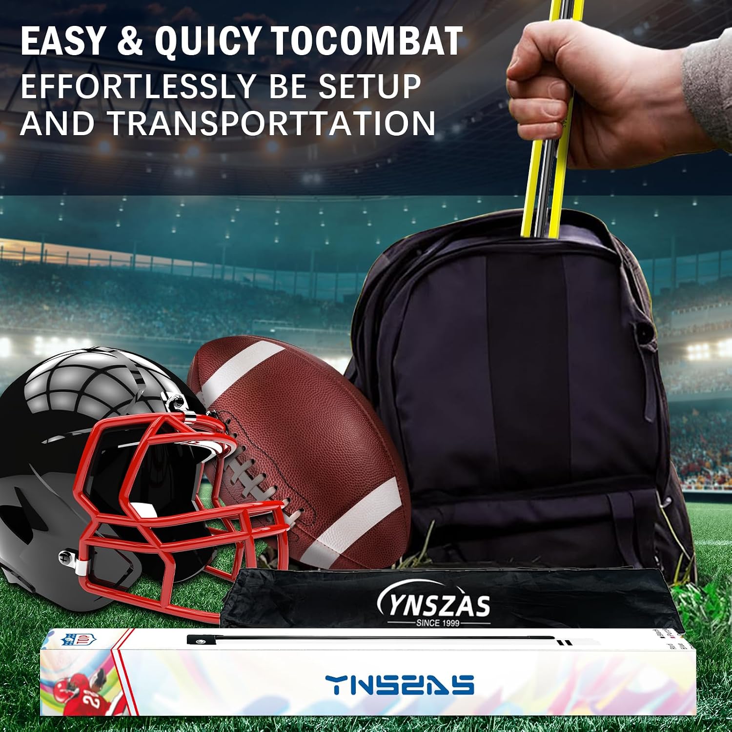 Detalle 1 de YNSZAS Football Kicking Tee with Silicone Holder
