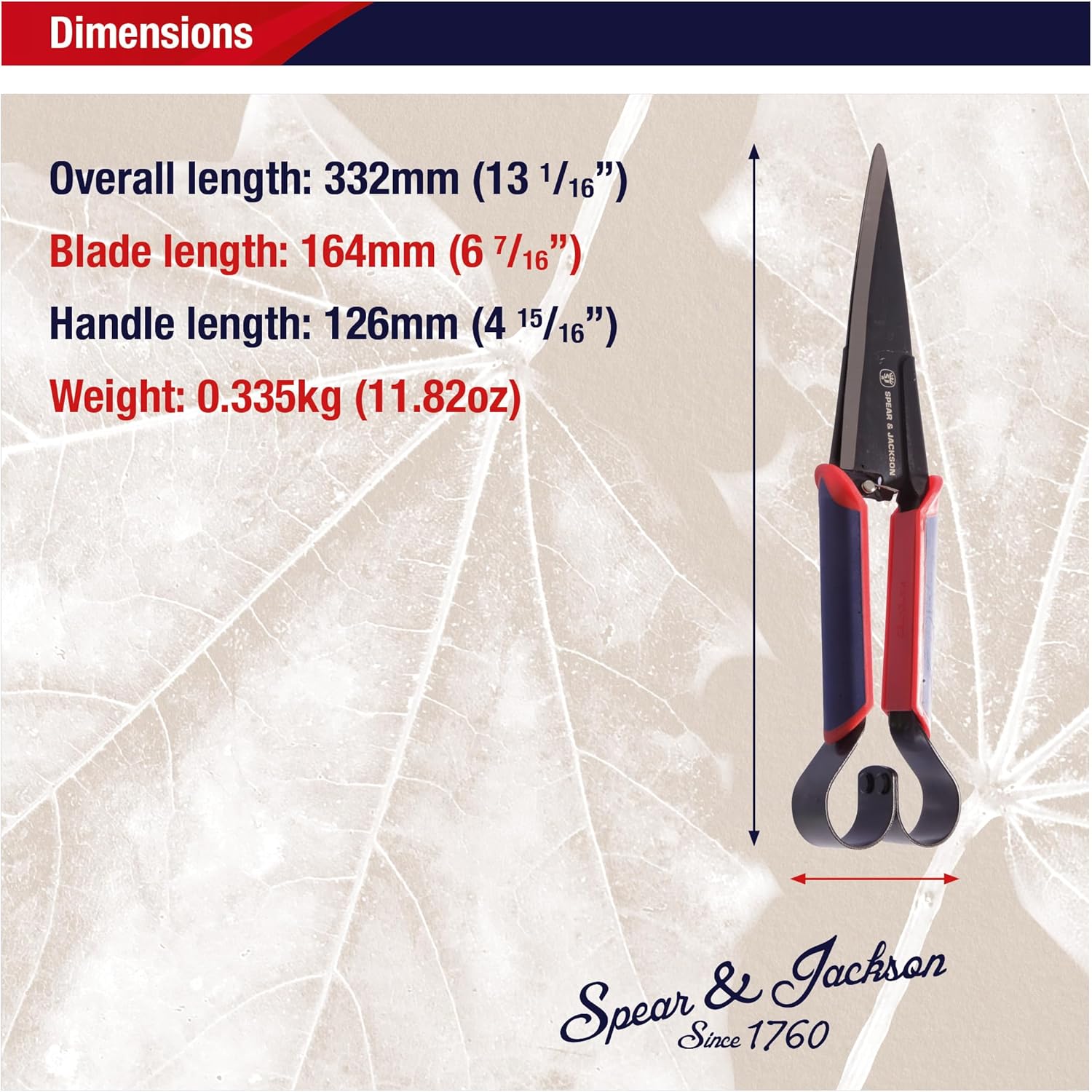 Thumbnail 5 de Spear & Jackson 4855TS Razorsharp Advantage Topiary Shear