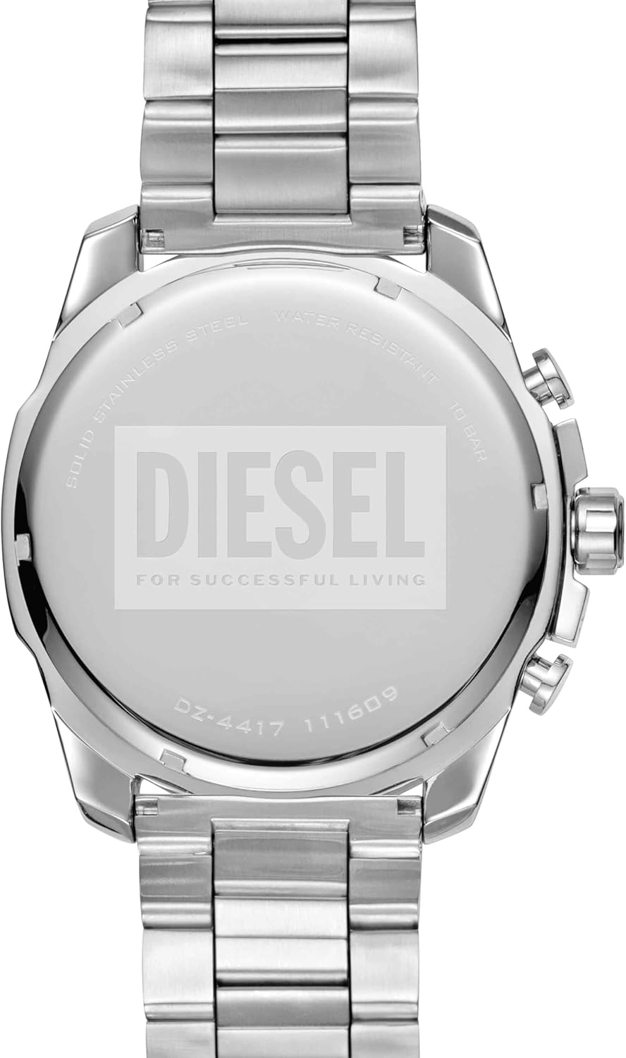 Thumbnail 2 de Diesel Mega Chief Herren-Chronograph mit Edelstahlarmband (rund, 51 mm, bis 100 m)