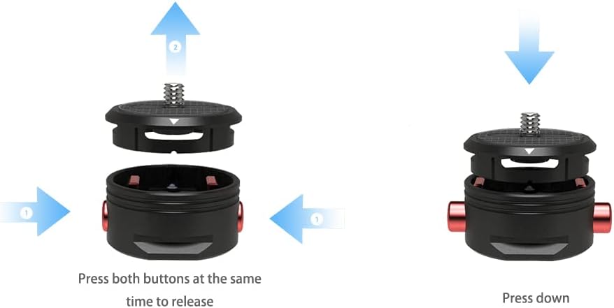 Thumbnail 1 de NICEYRIG Universal Quick Release Adapter 1/4"