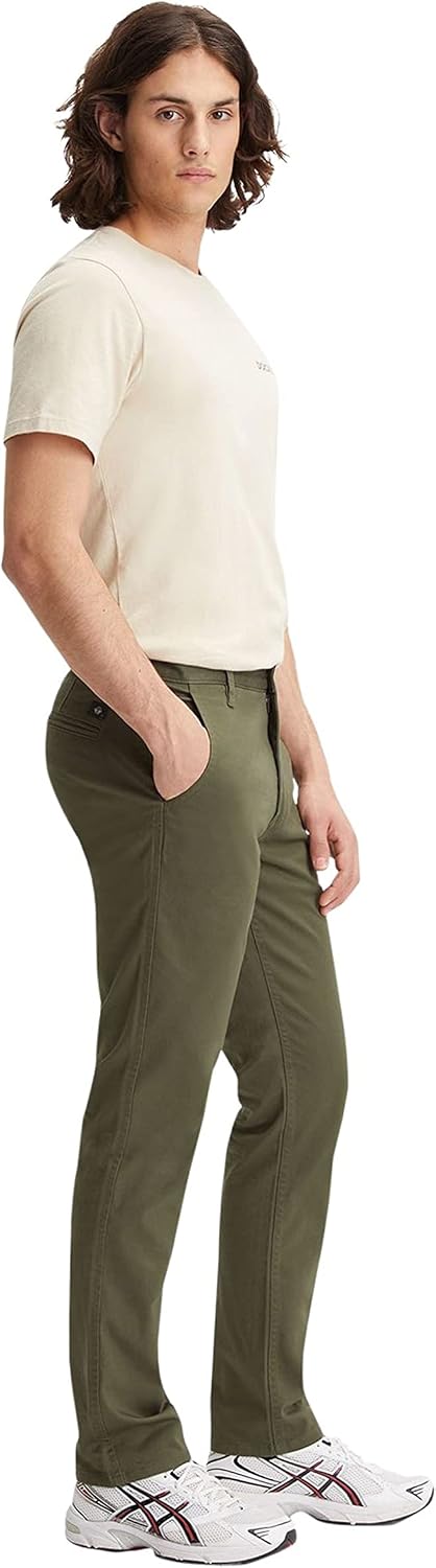 Detalle de Dockers Alpha Original 44715 Men's Slim Chinos in Stretch Twill