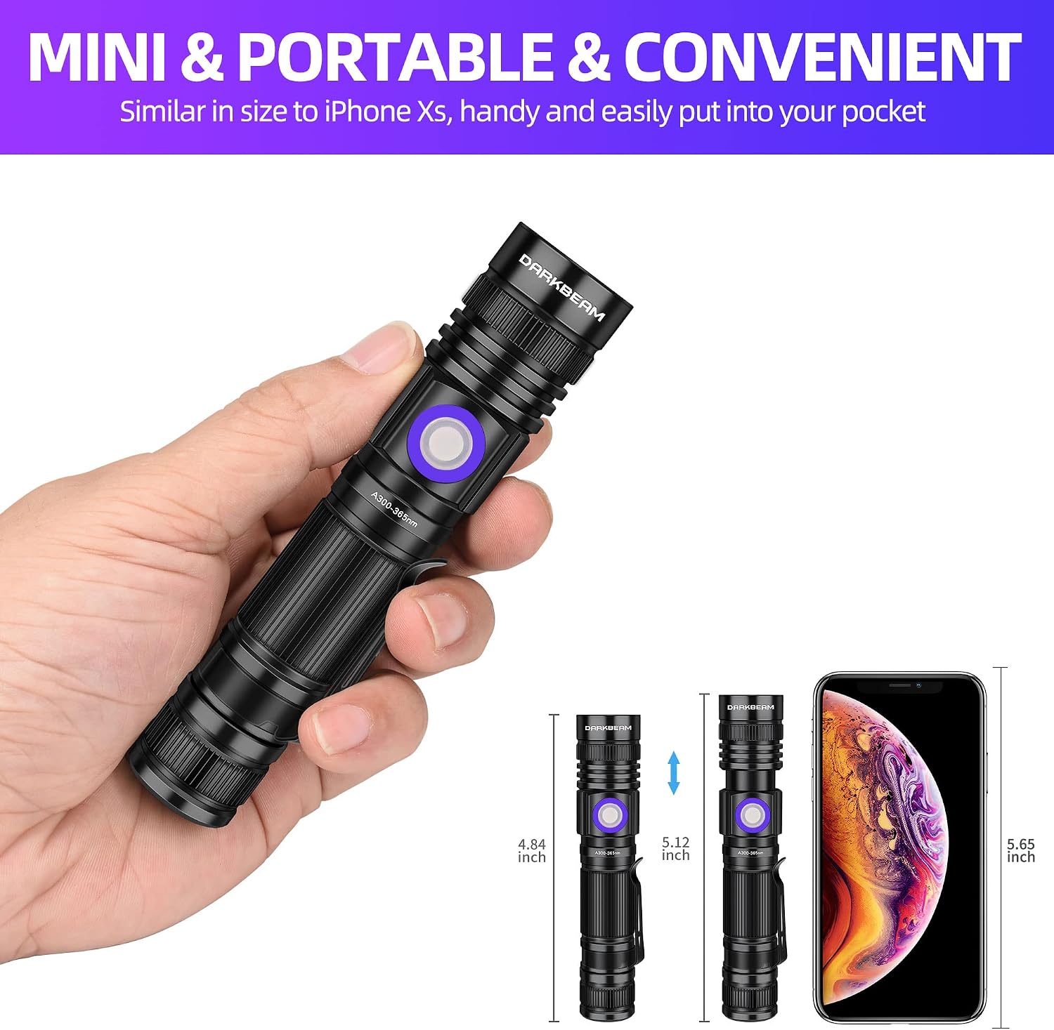 Thumbnail 5 de DARKBEAM UV torch 365nm 10W blacklight