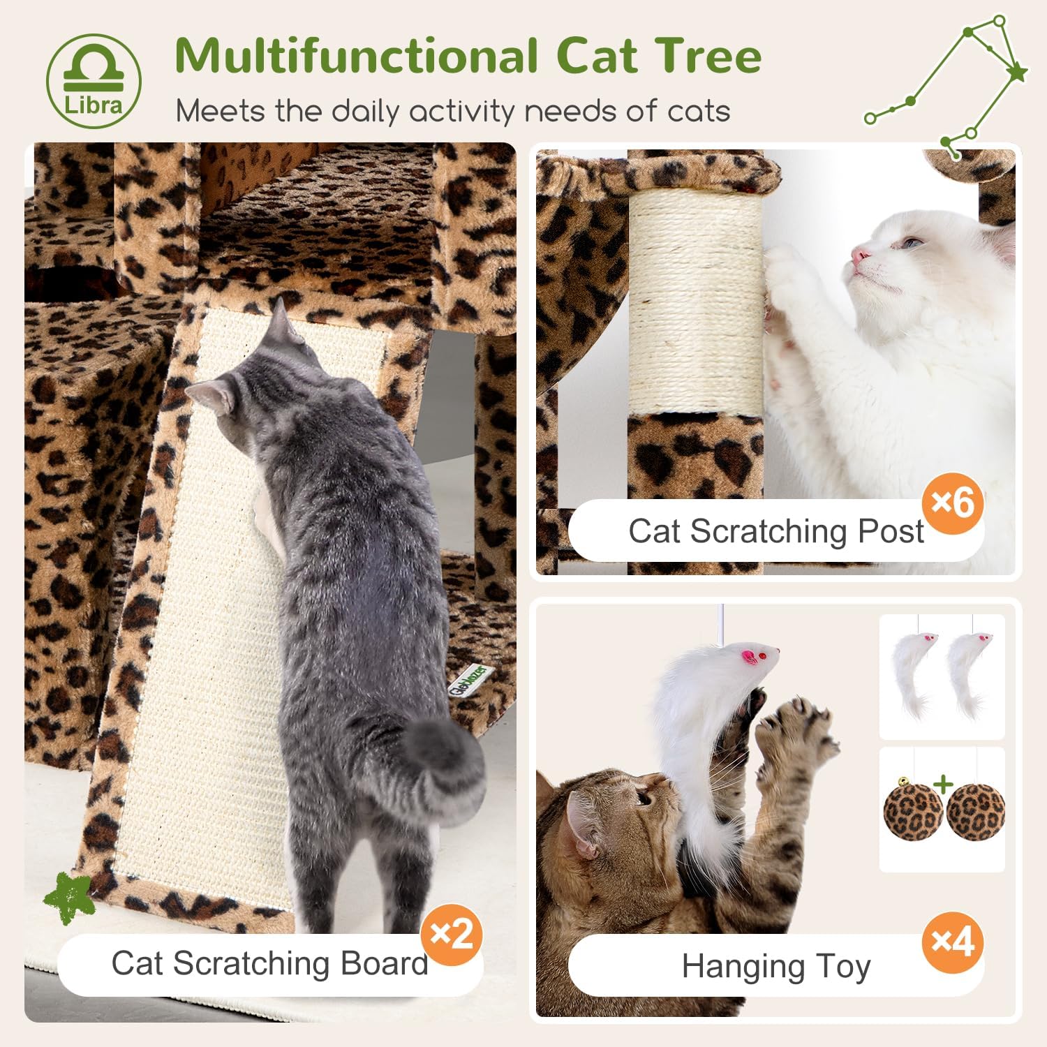 Detalle 1 de Globlazer Cat Tree, 78-Inch