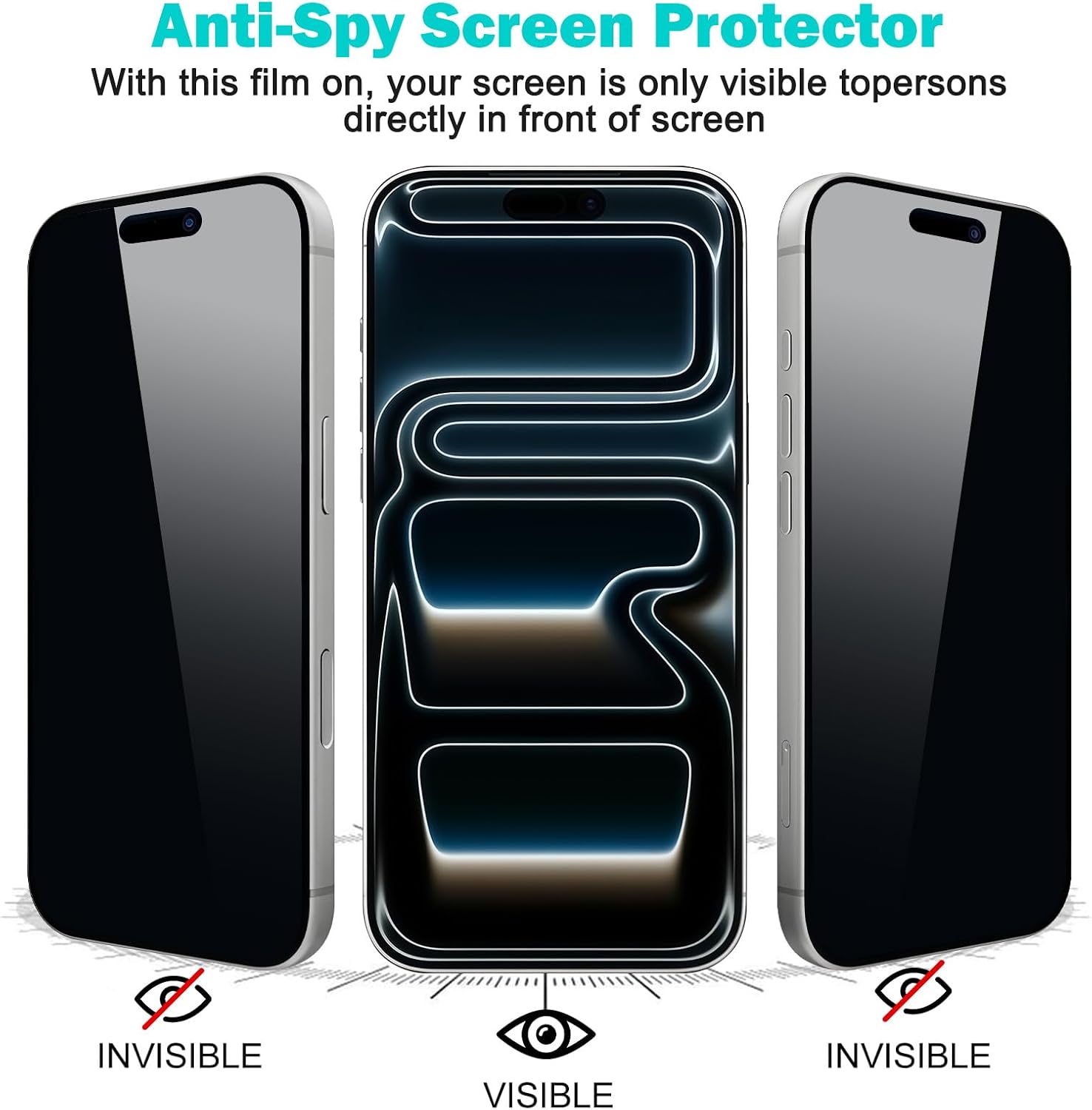 Detalle 2 de pehael 17 Pro Privacy Screen 6.3 inch