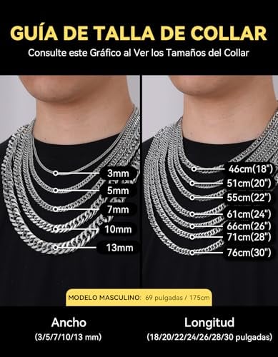 Thumbnail 4 de ChainsHouse Chaîne Homme Acier Inoxydable 46-76cm