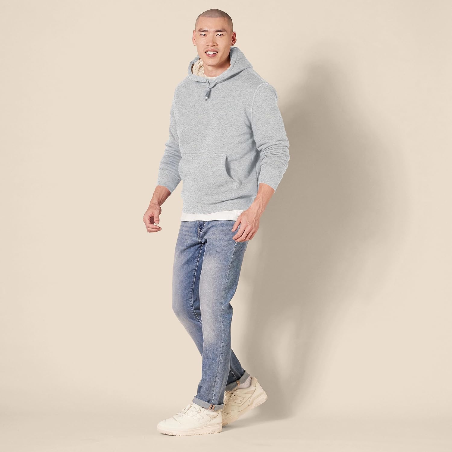 Thumbnail 4 de Herren Kapuzenpulli mit Sherpa-Futter: Amazon Essentials Kapuzenpullover mit gebürstetem Fleece