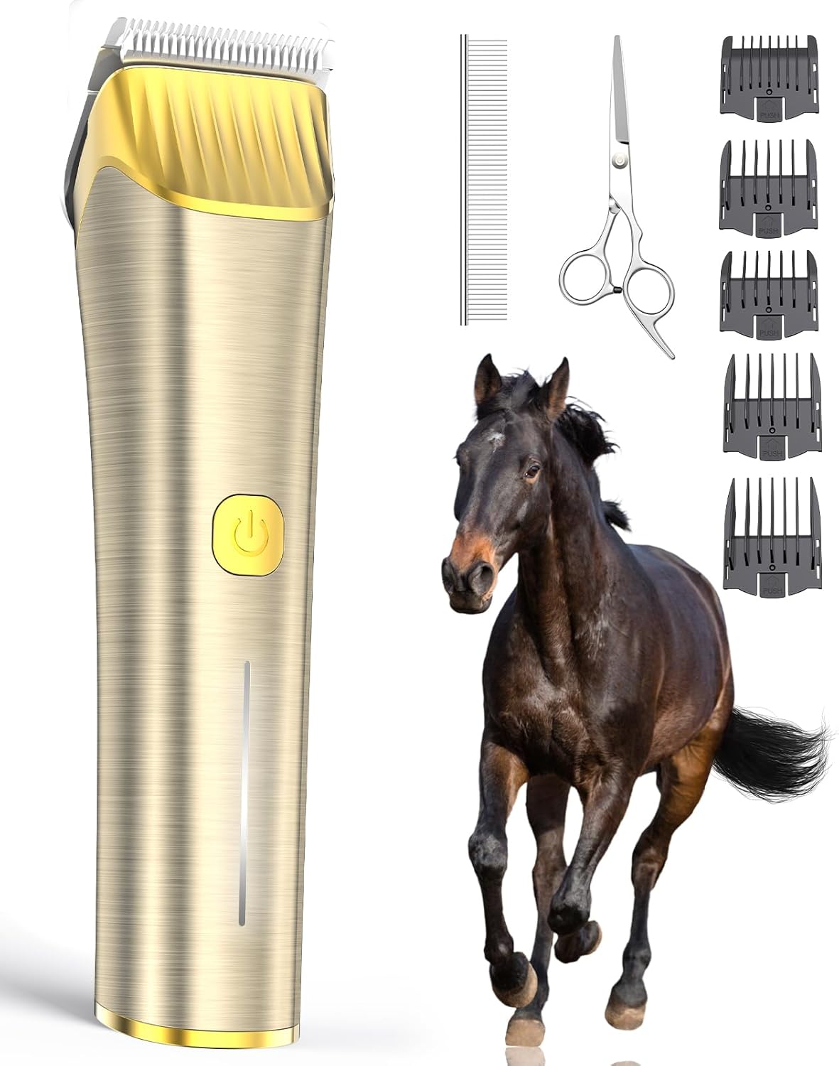 Detalle de oneisall Horse Clippers cordless groomer for thick coats ✂