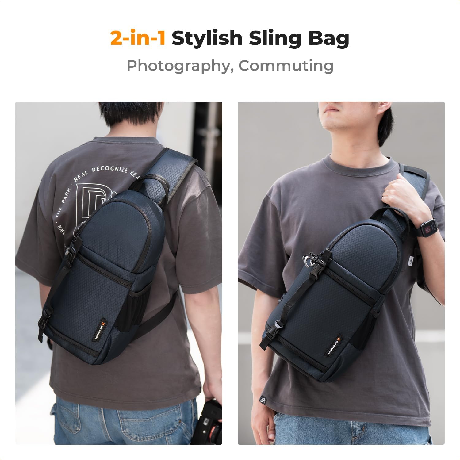Thumbnail 5 de K&F Concept Camera Sling Bag waterproof for DSLR
