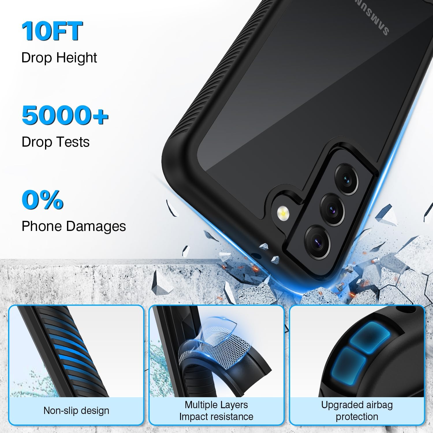 Detalle 2 de CENHUFO Samsung S22 5G case