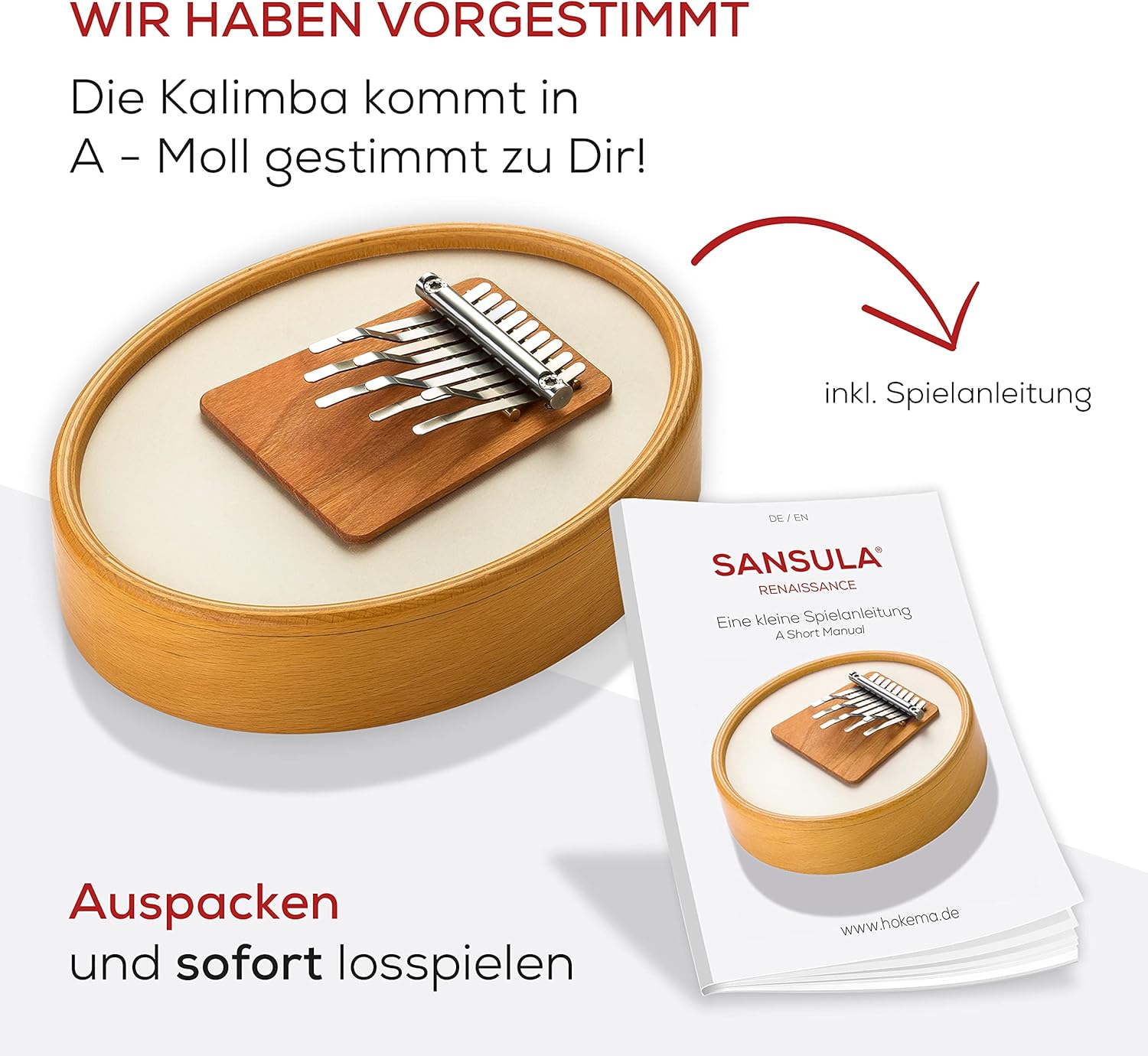 Thumbnail 1 de Hokema Sansula Renaissance Kalimba