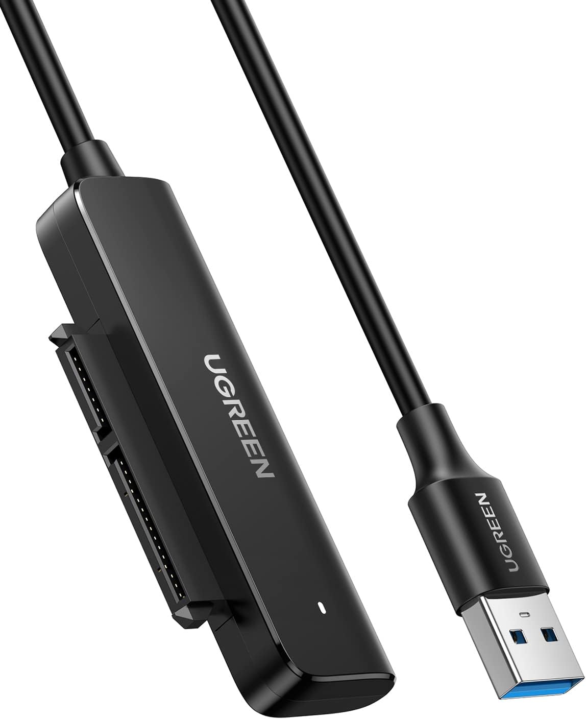 UGREEN Câble SATA USB 3.0 Adaptateur SATA vers USB 3.0 pour SSD et disques durs 2,5 pouces (UASP, TRIM, Smart, 0,5 m)