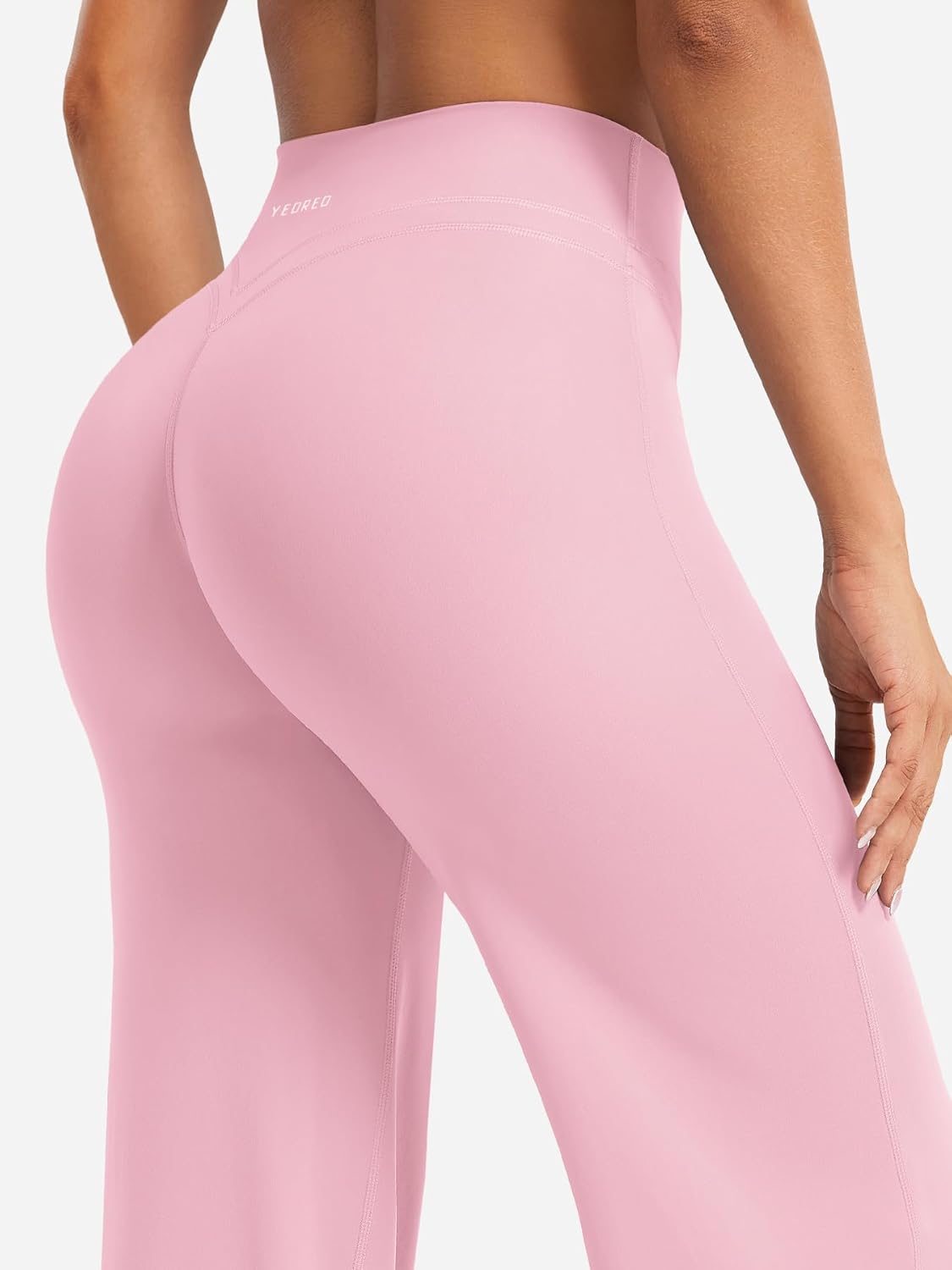 Thumbnail 4 de YEOREO Straight Leggings Damen – blickdichte Yoga-Hose mit hoher Taille, nahtlos vorne