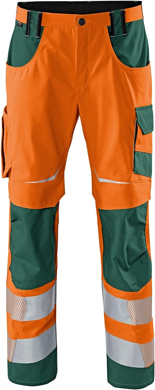 Detalle de KÜBLER REFLECTIQ 22078340-3797-102 – spodnie robocze z Cordurą i odblaskami